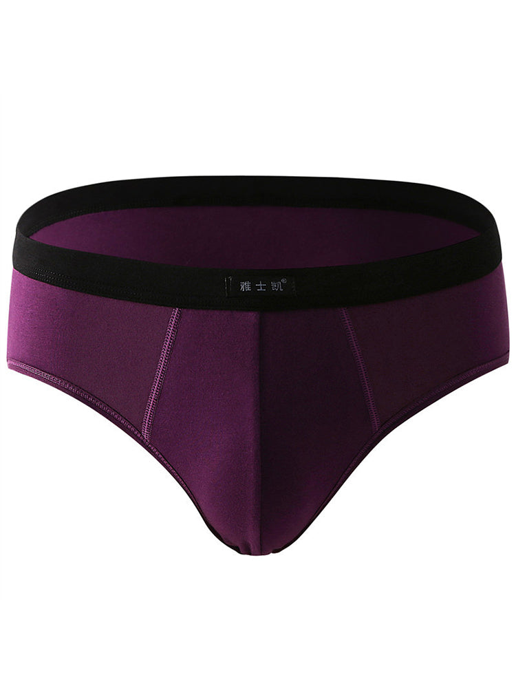 4 Pack Cotton Support U Convex Pouch Briefs