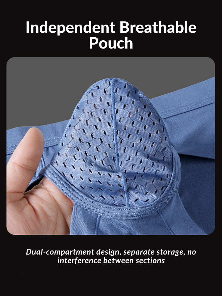 メンズセクシーセパレートモダールブリーフ2枚組