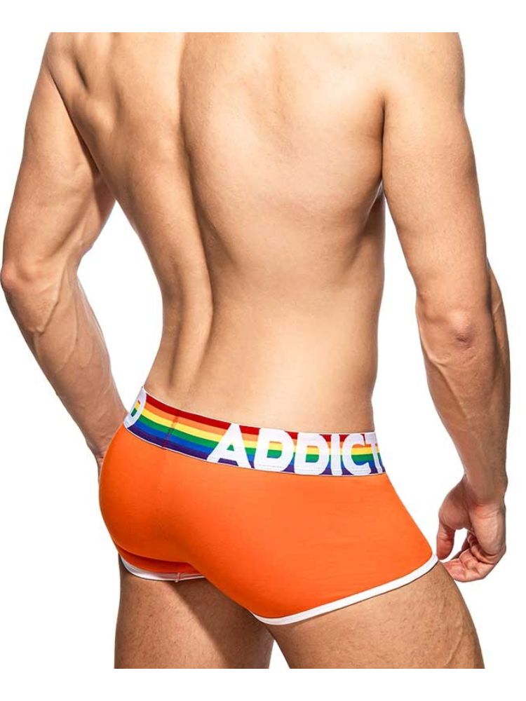 2 Pack Men's Large Pouch Rainbow Trunks