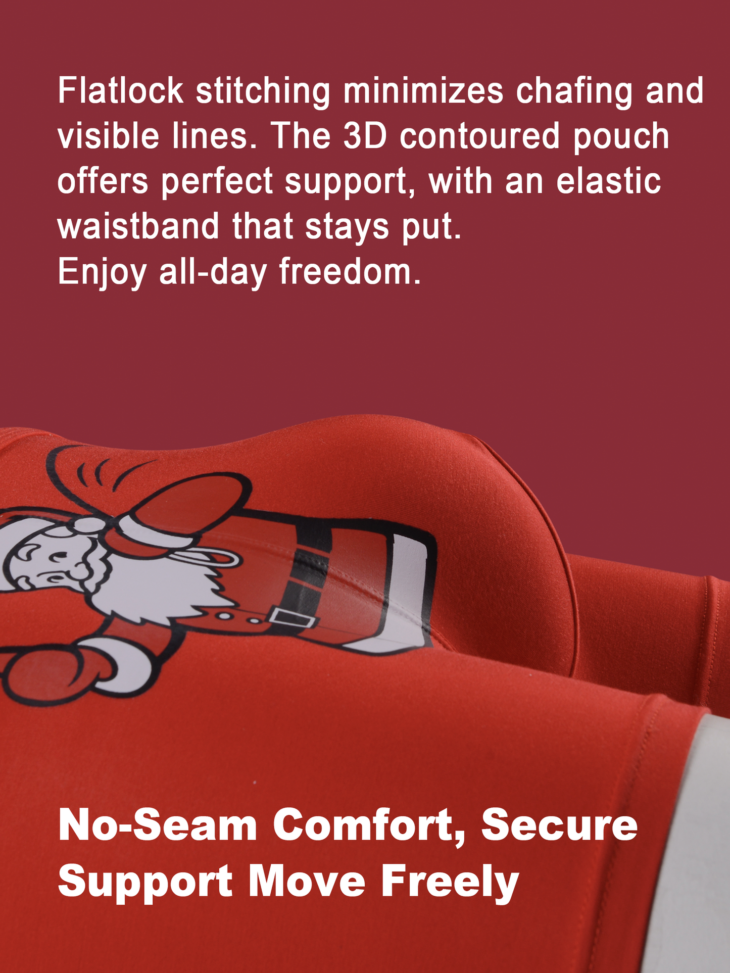 Santa’s Sack Boxer 60s Modal Briefs-The Christmas Boxer Briefs