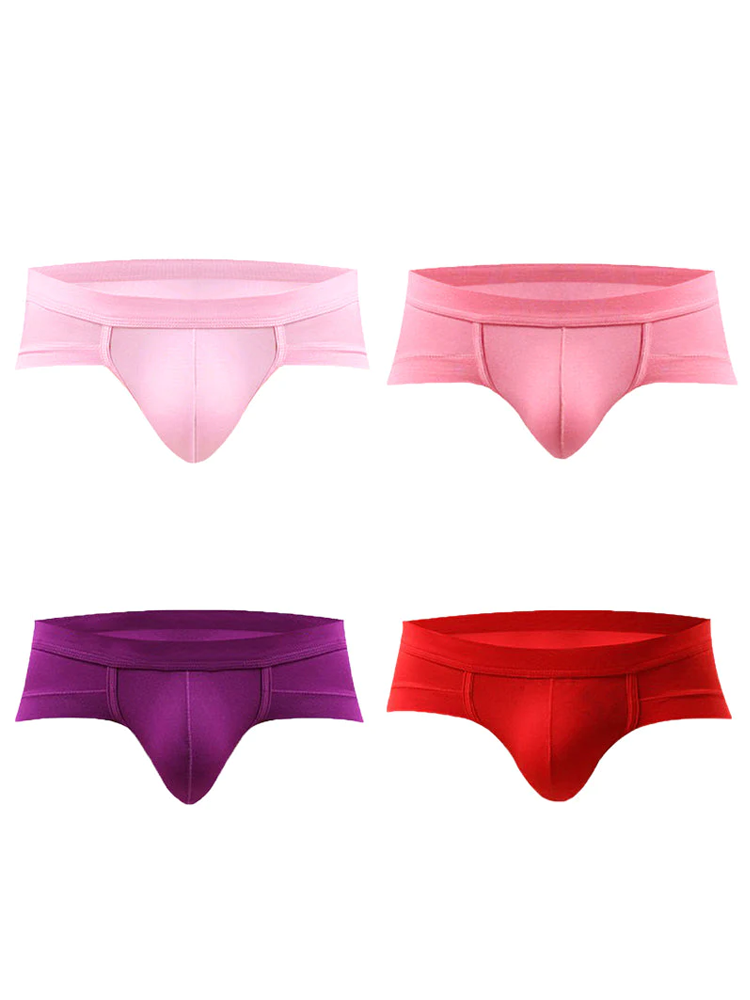 4 Pack Modal Soft Breathable Support Pouch Underwear