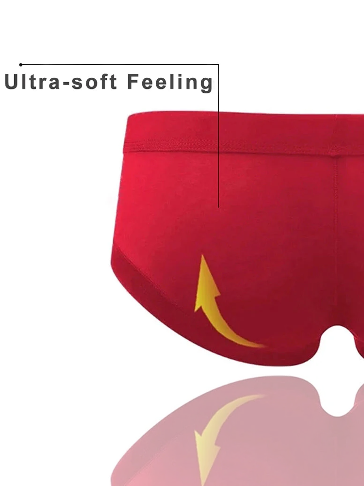 4 Pack Breathable Modal U Convex Pouch Briefs