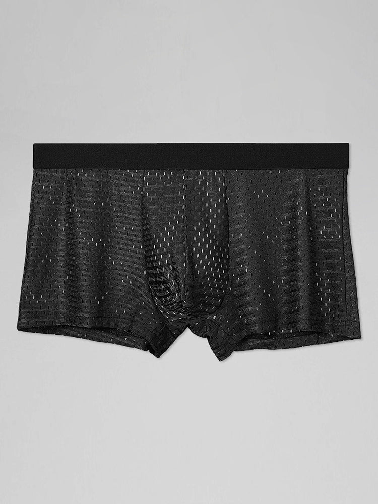 4 Pack Mesh Ice Silk Cool Fresh Men's Trunks