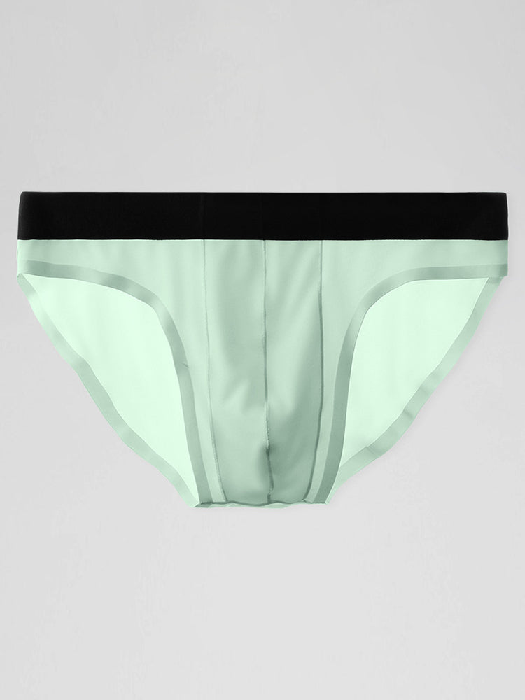 4 Pack Ice Silk Seamless Men's Briefs