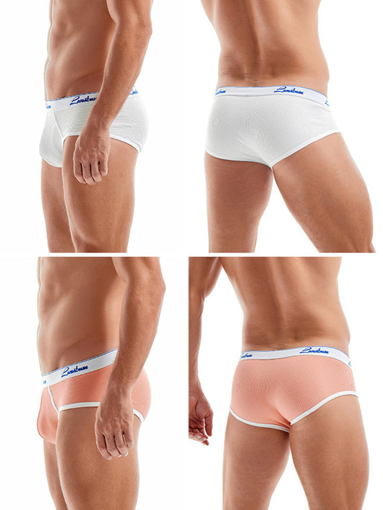 メンズ スレッドコットンポーチブリーフ 2枚組