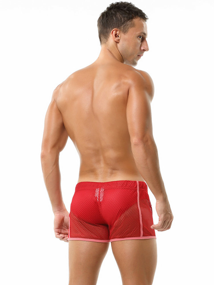 Men's Hollowed Out Breathable Boxer Briefs