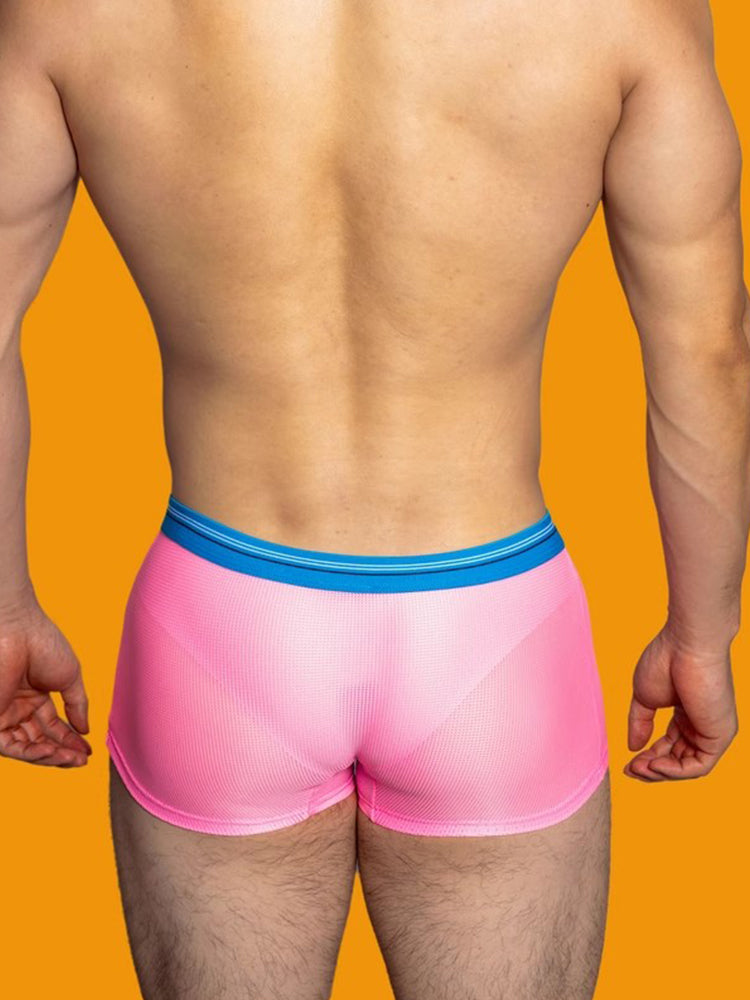 メンズ ナイロンメッシュ 通気性速乾トランクス 3枚組