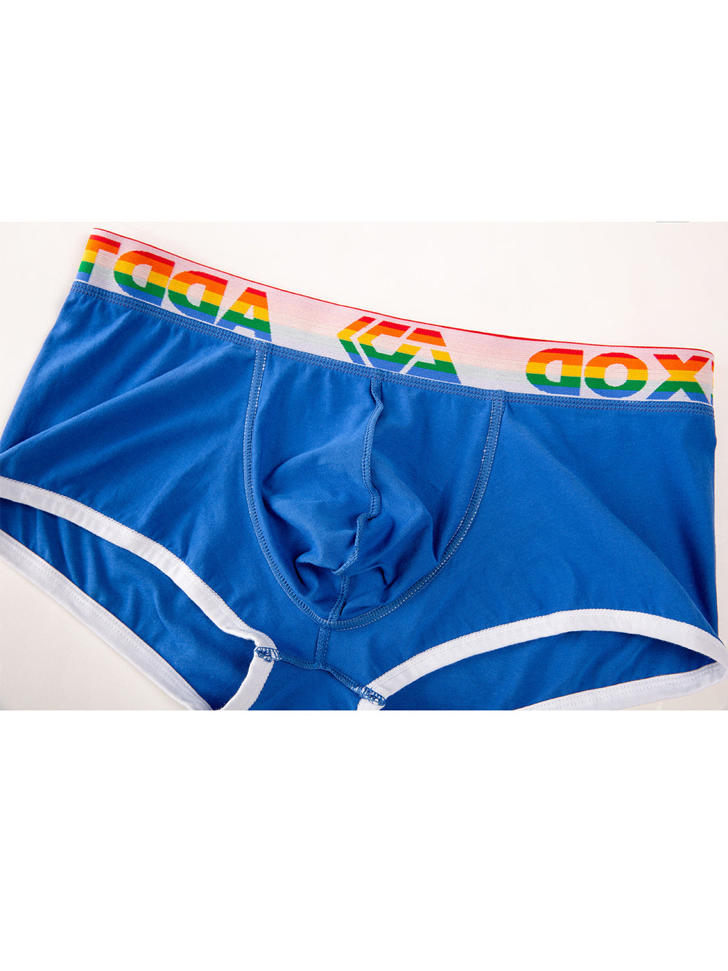 2 Pack Men's Large Pouch Rainbow Trunks