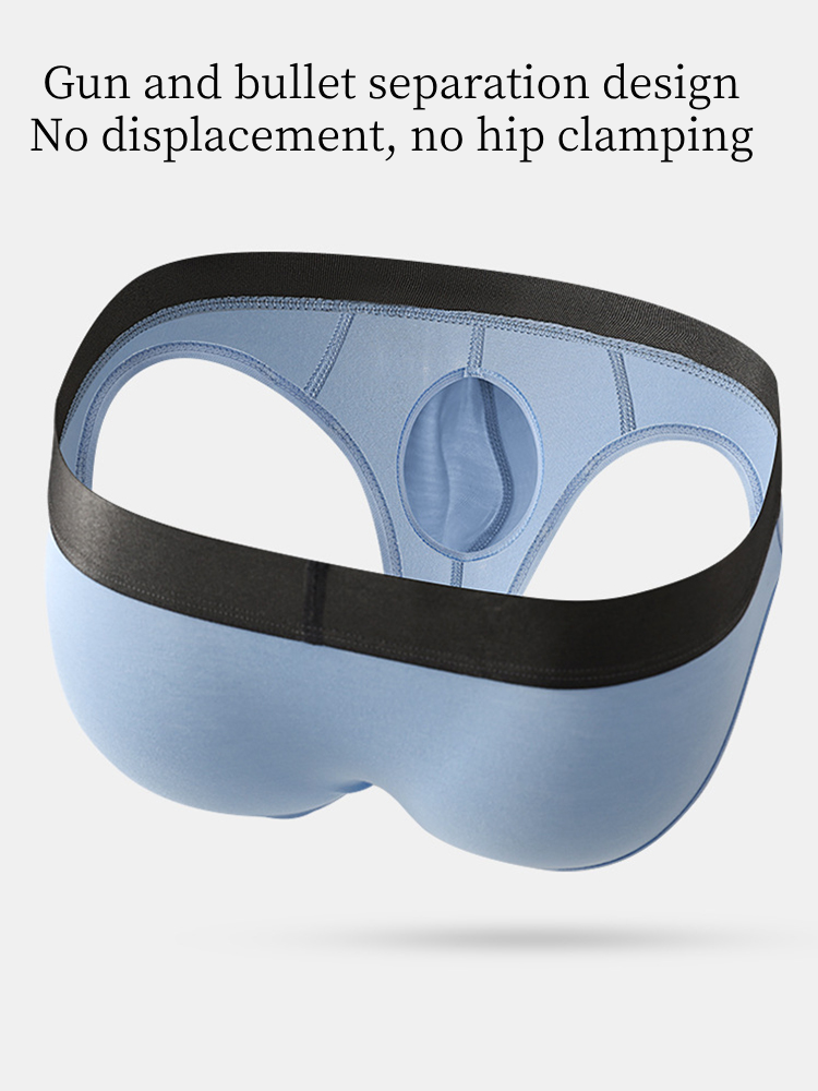 3-pack Men's Open Crotch Sexy Bullet Briefs