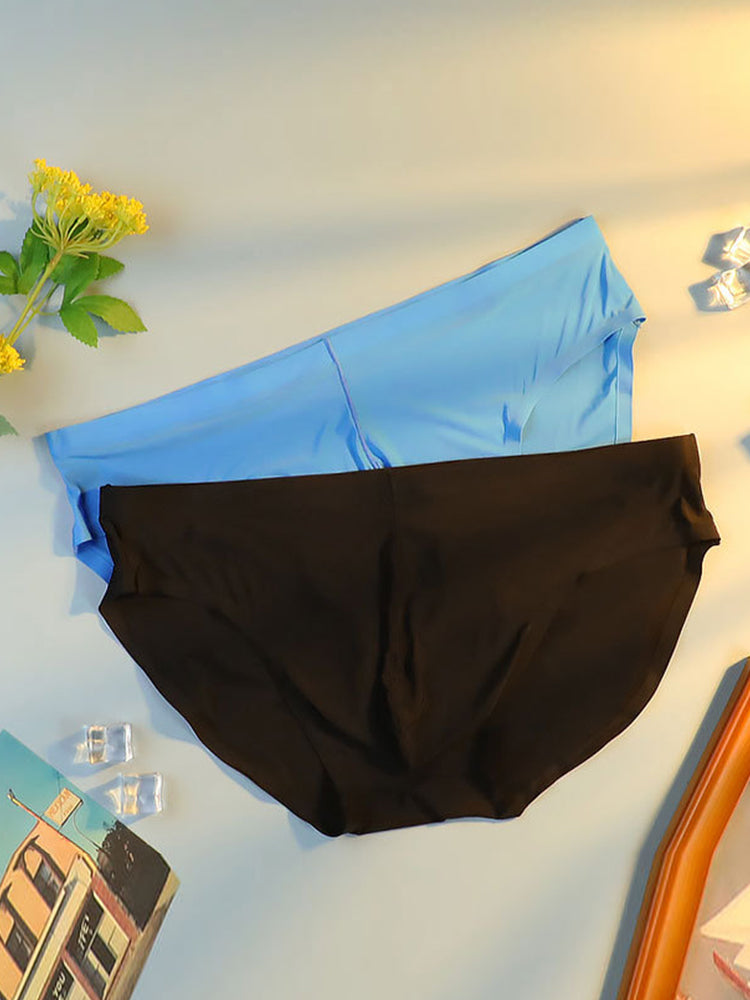 メンズ通気性シームレス薄手ブリーフ