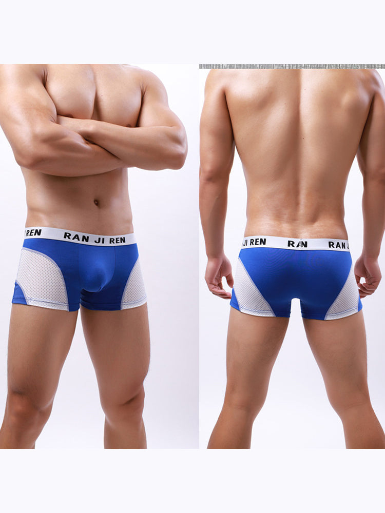 3 Pack Men's Minimalist Cool-Touch Cotton Trunks