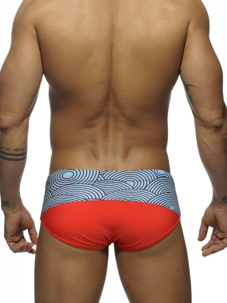 Men's 3D Pouch Low-Rise Sexy Swim Brief