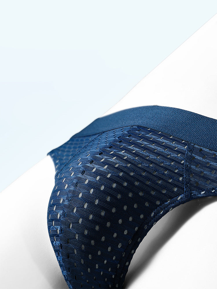 5 Pack Men's Breathable Briefs In Mesh