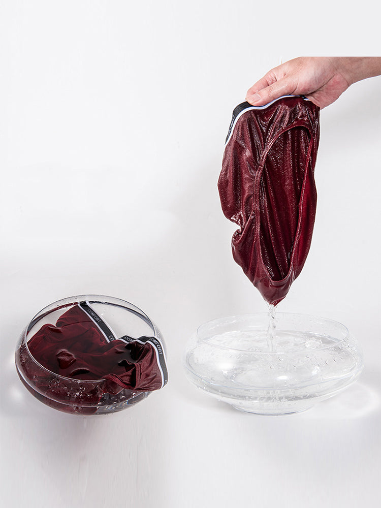 3 Pack Men's Soft and Breathable Solid Color Modal Briefs