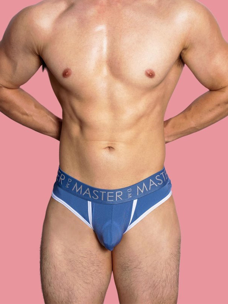 3 Pack Men's High Elasticity Quick-Dry Gun Egg Separation Wide Waist Briefs