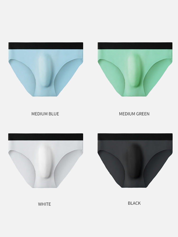 7 Pack Ball Support Seamless Men's Briefs