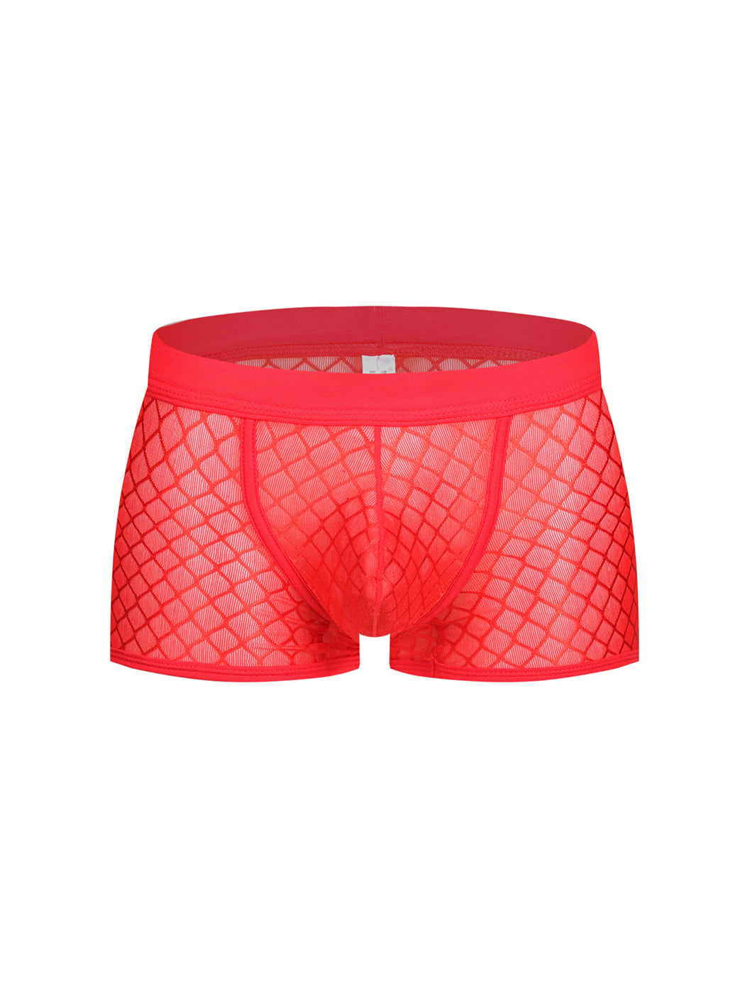 2 Pack Men's Sexy Transparent Mesh Trunks