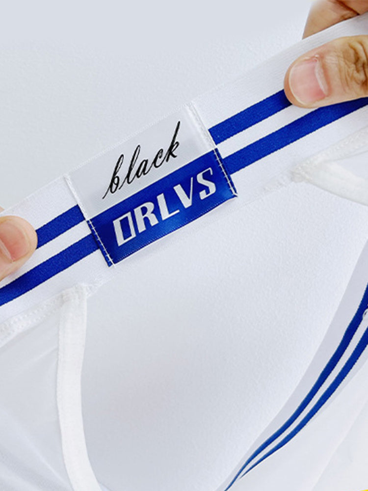 メンズセクシー半透明メッシュブリーフ2枚組