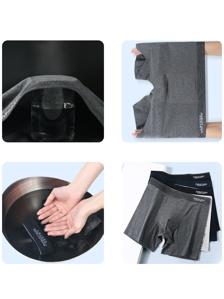 メンズ クラシック マイクロファイバー トランクス 4枚組