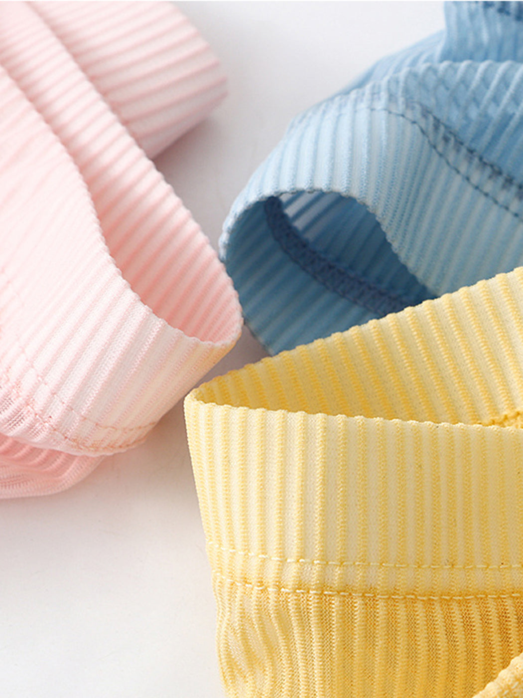 2 Pack Men's Striped Separate Pouch Thin Briefs