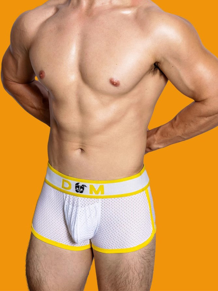 2 Pack Men's Fashionable Low-Rise Zipper Trunks