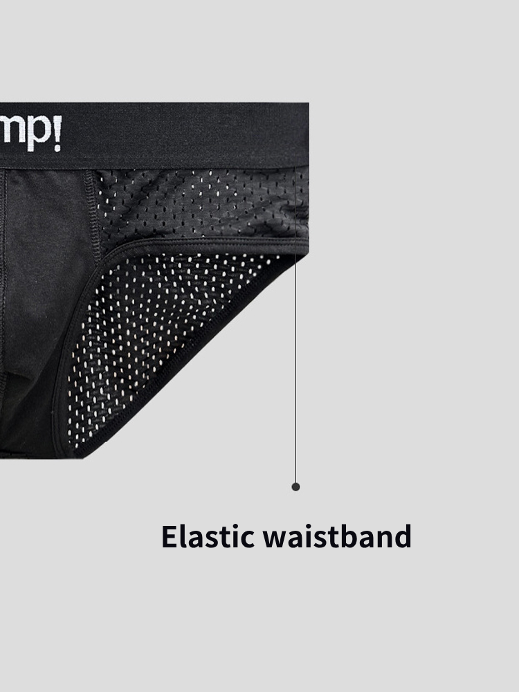 メンズ スポーツ メッシュ 通気性ブリーフ 2枚組