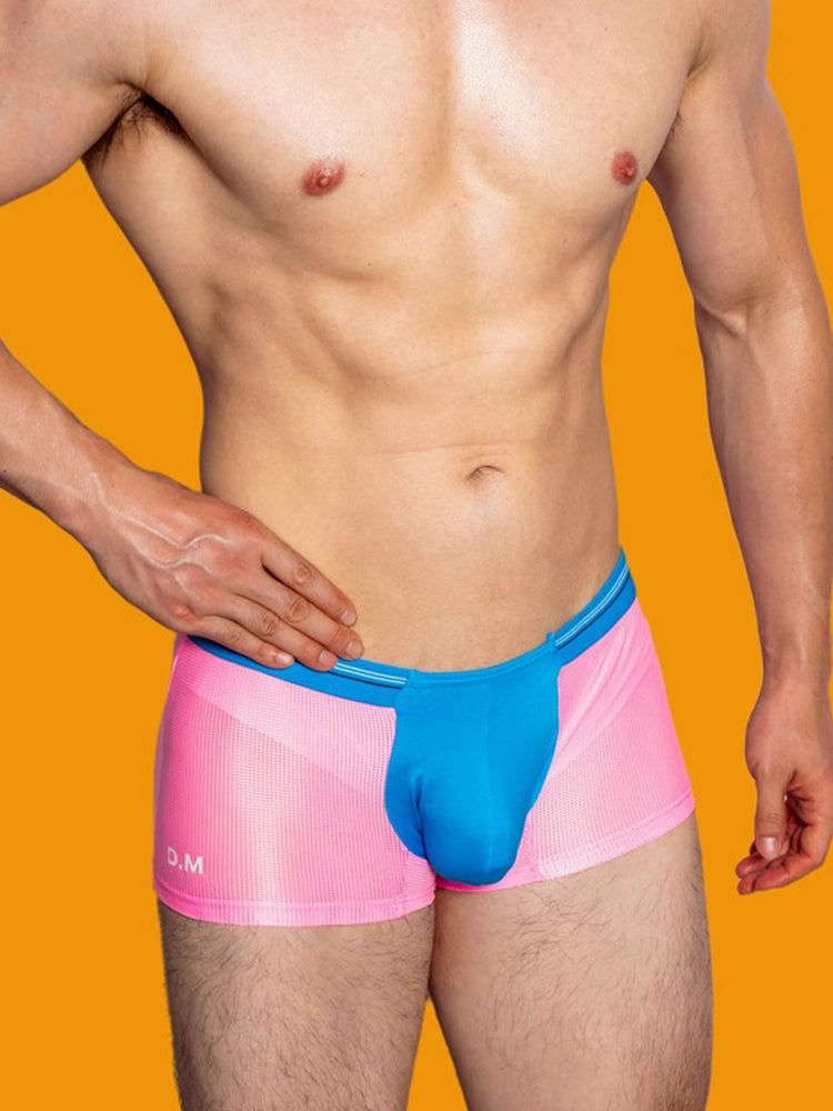 メンズ ナイロンメッシュ 通気性速乾トランクス 3枚組