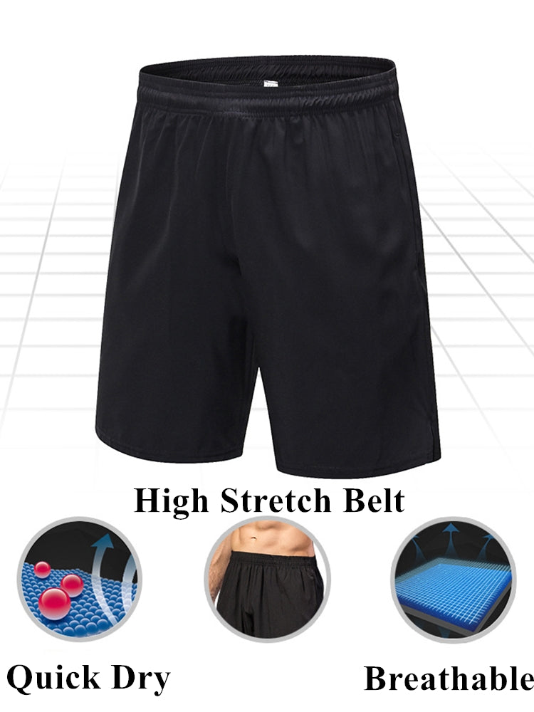 Men's Outdoor Gym Shorts with Elastic Waistband