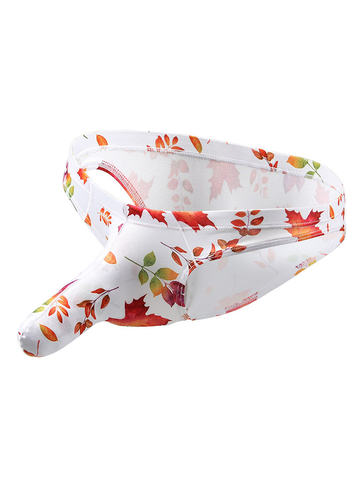 4 Pack Men's Elephant Print Sexy Bikini