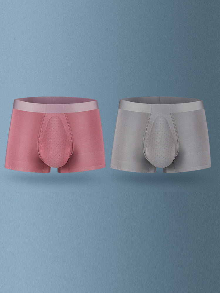 Men's Seamless Trunks with Organic Latex Support Cup