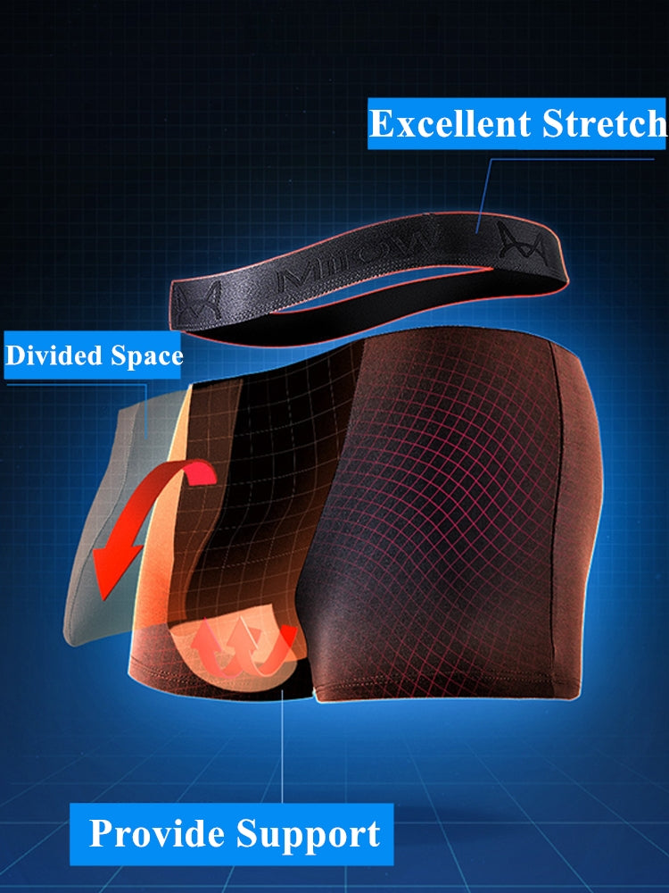 Breathable U Convex Pouch Trunks for Men
