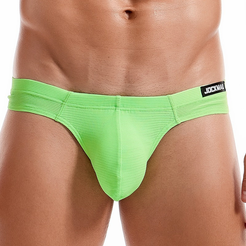 Men's Simple Breathable Mesh Pouch Bikini