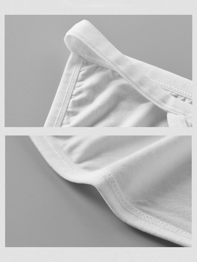 メンズ Uポーチ ローライズ メタルクラスプ 薄型ブリーフ 2枚組