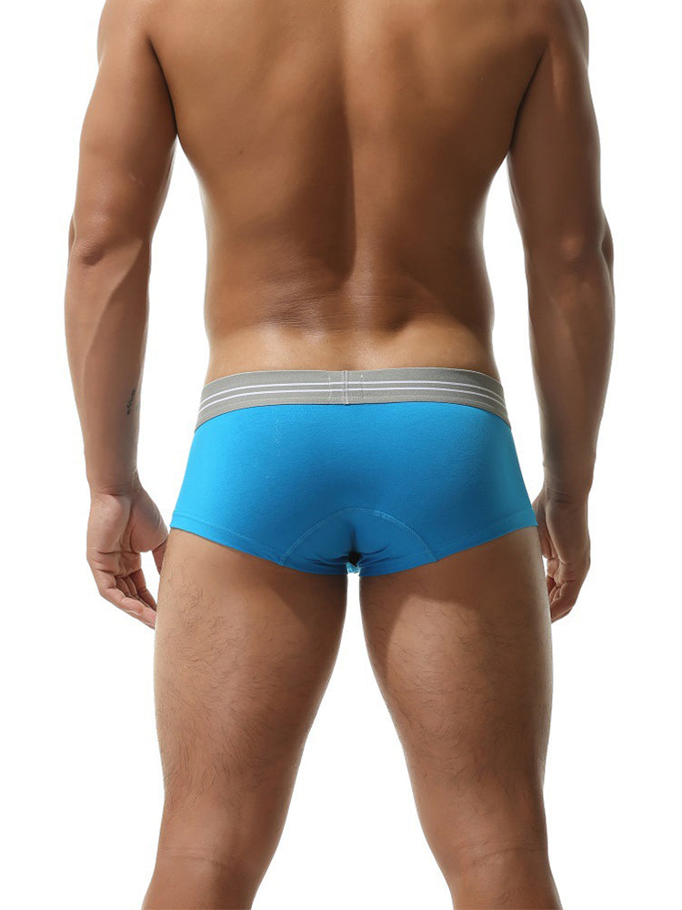 3 Pack Men's Sexy Cutout Trunks with Lift-up Pouch