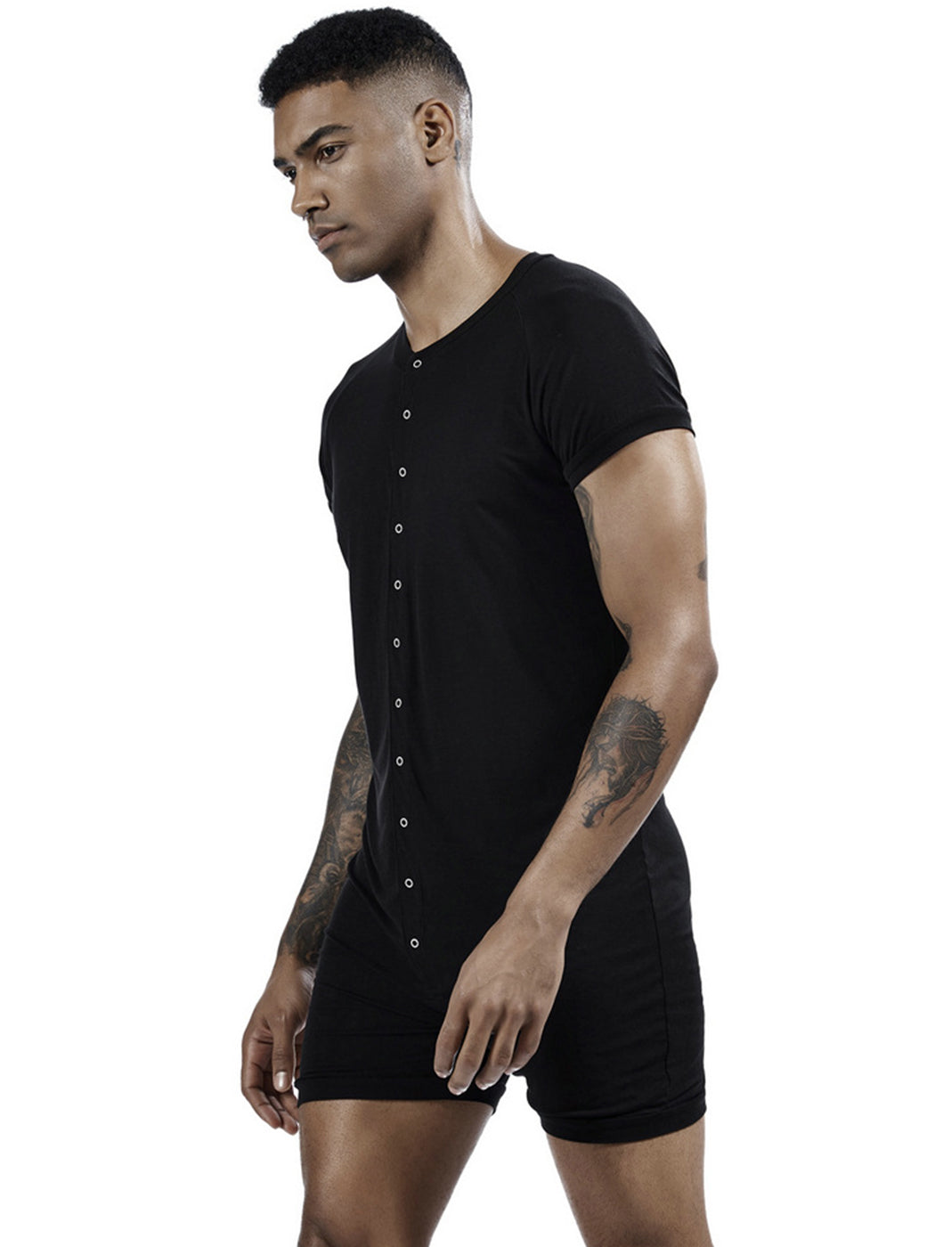 Men's Sexy Short Sleeve Onesie Loungewear
