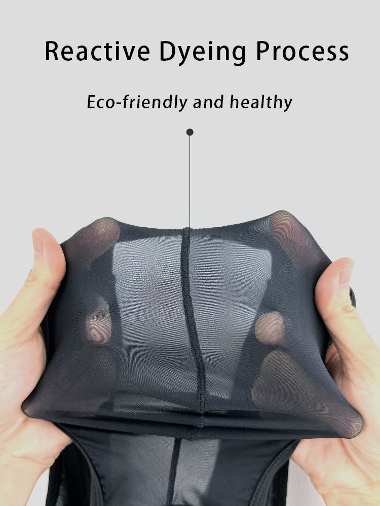 2 Pack Men's Ultra-Thin Semi-Transparent Sexy Sports Bikini