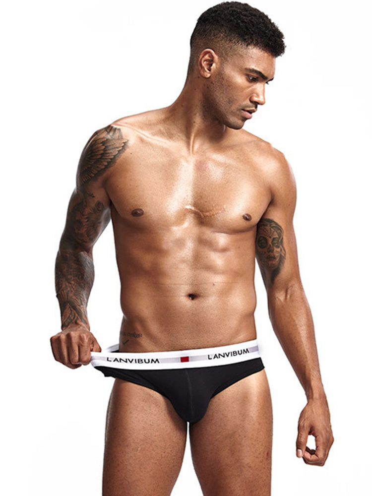 3 Pack Men's Breathable Big Pouch Briefs