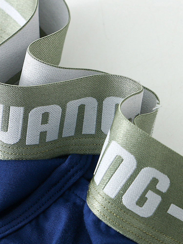 3 Pack Men's Breathable Trunks with Front Pouch