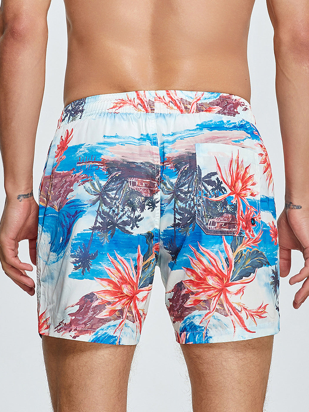 Men's Summer Printed Quick Drying Board Shorts