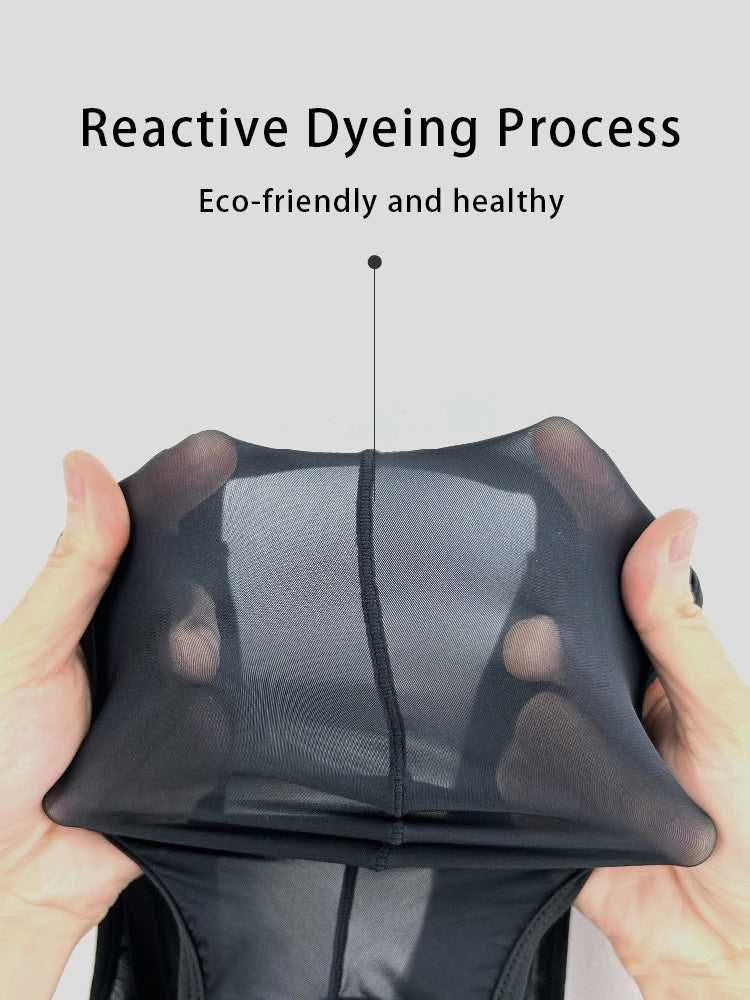 2 Pack Men's Large Pouch Semi-Transparent Sexy Bikini