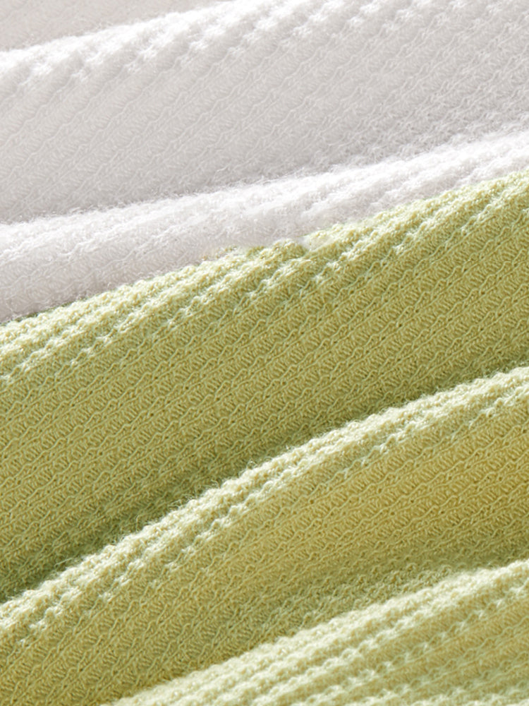 独立した内ポケット付きメンズワッフルコットンスプリットブリーフ2枚組