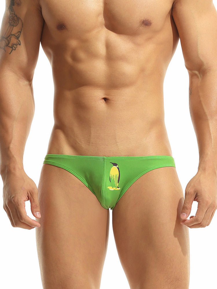 Men's Cartoon Low-Rise Briefs