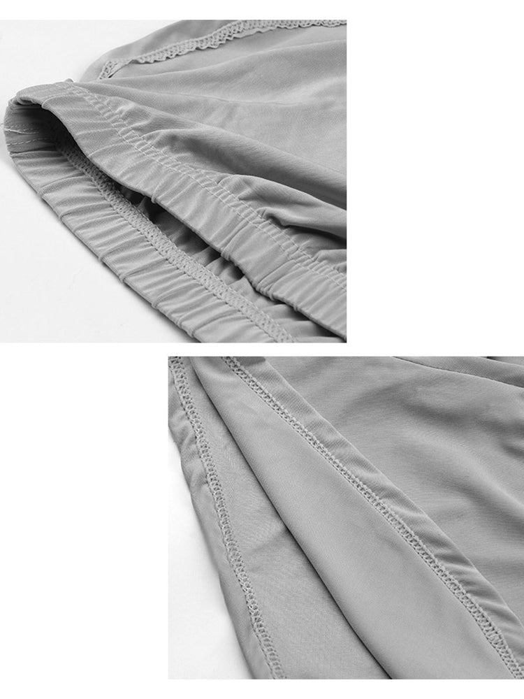 4 Pack Men's Sexy High Vent Boxer Shorts