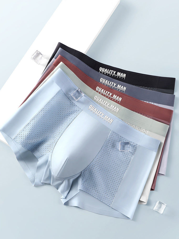 3 Pack Men's Lightweight And Breathable Trunks