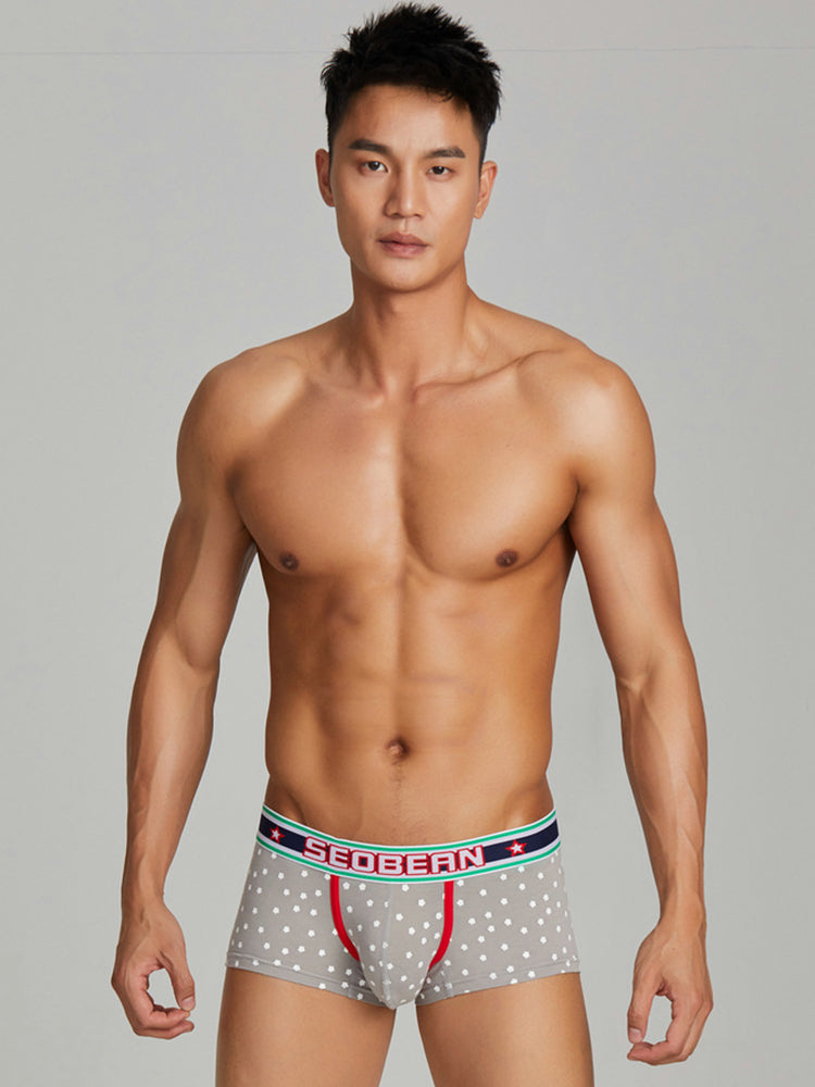 Men's Christmas Holiday Pouch Cotton Underwear