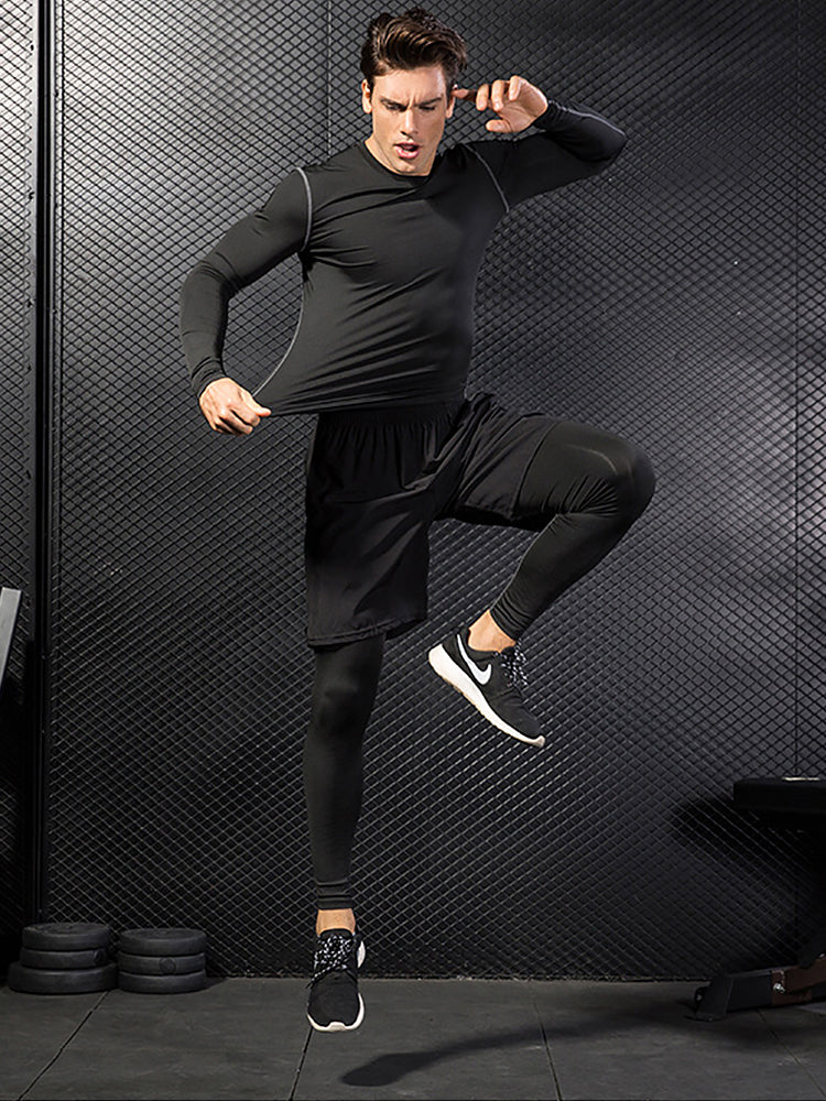 Body-Tight Running Fitness Pants for Men