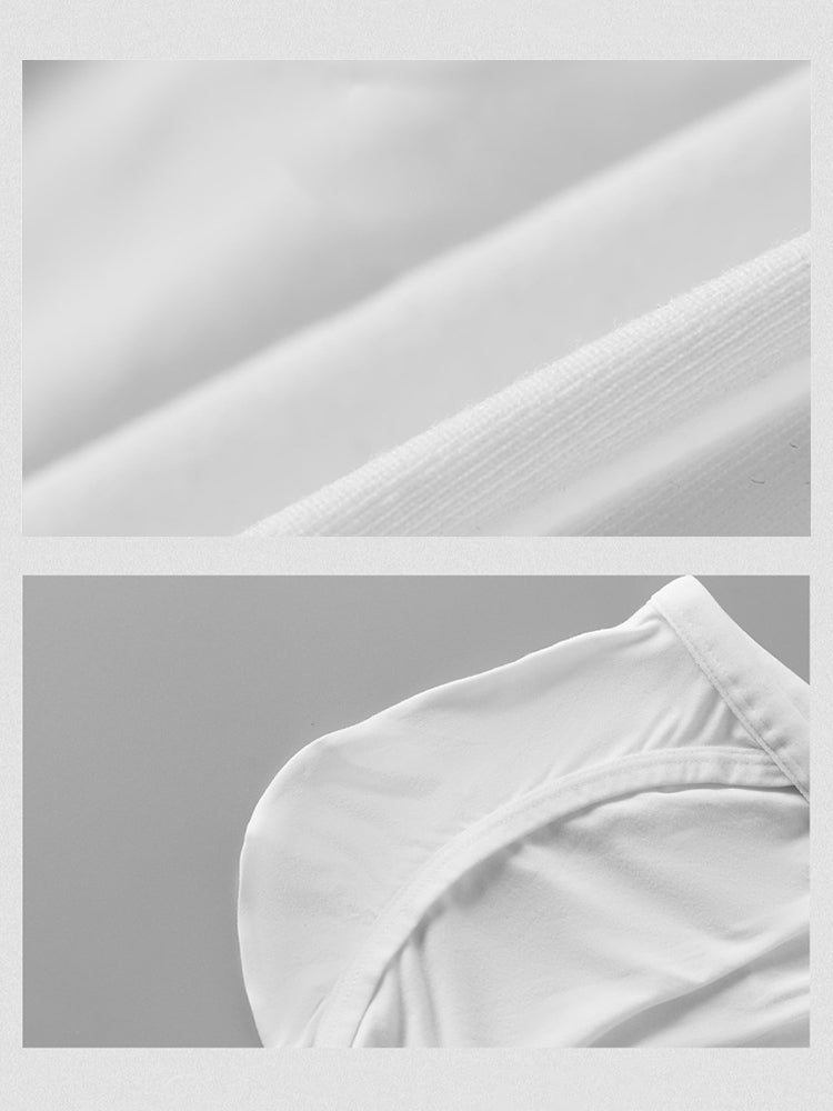 メンズ Uポーチ ローライズ メタルクラスプ 薄型ブリーフ 2枚組