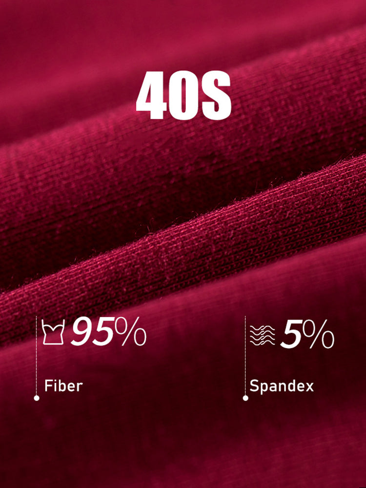 3 Pack Men's Soft and Breathable Solid Color Modal Briefs