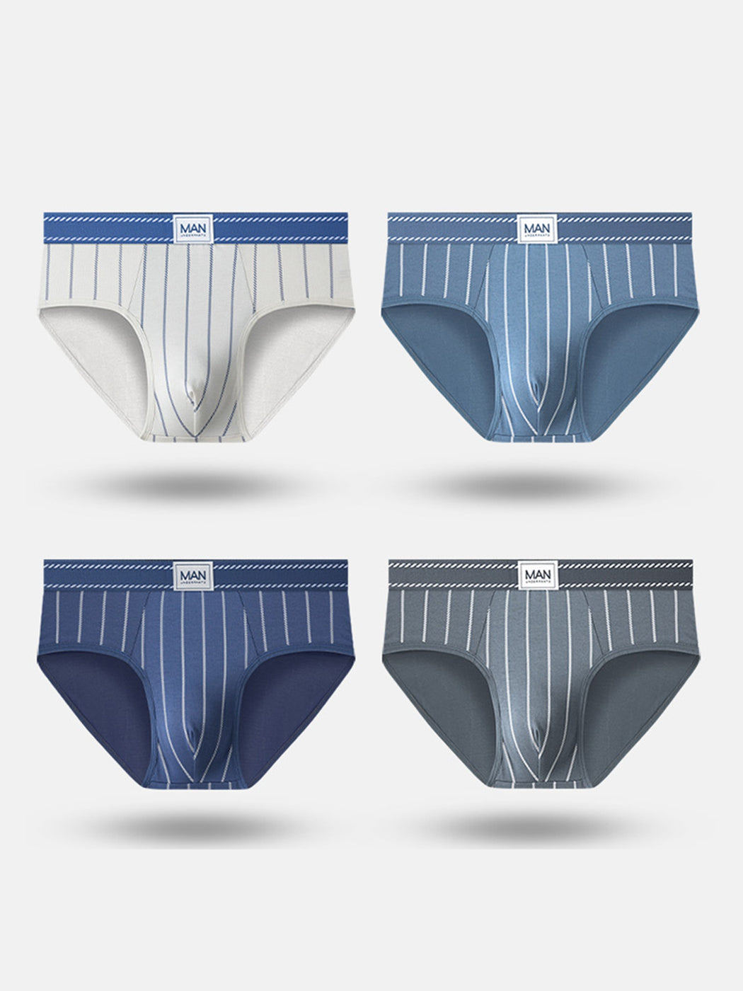 3 Pack Men's Classic Striped Briefs