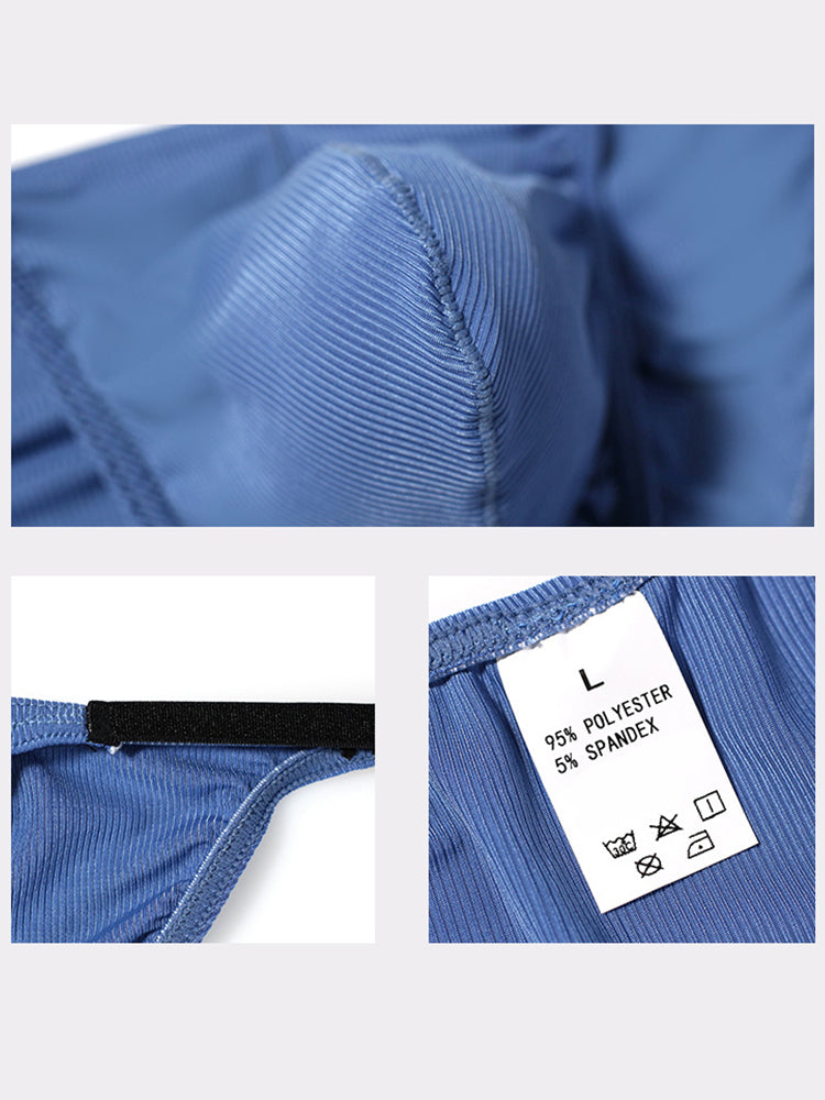 Men's Sexy Big Support Pouch Low-rise String Bikini